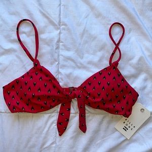 ❌SOLD Red Watermelon Billabong Bikini Top
